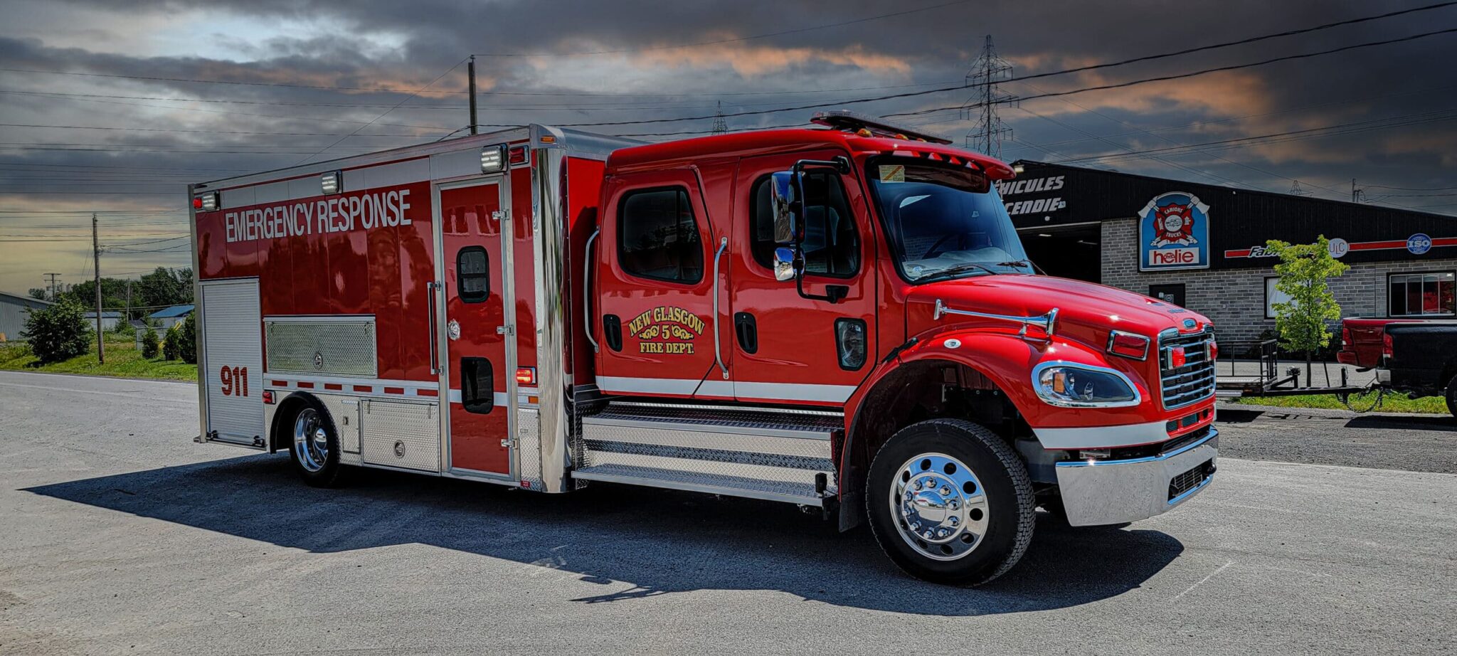 Location et vente de véhicules d'incendie - Camions Helie